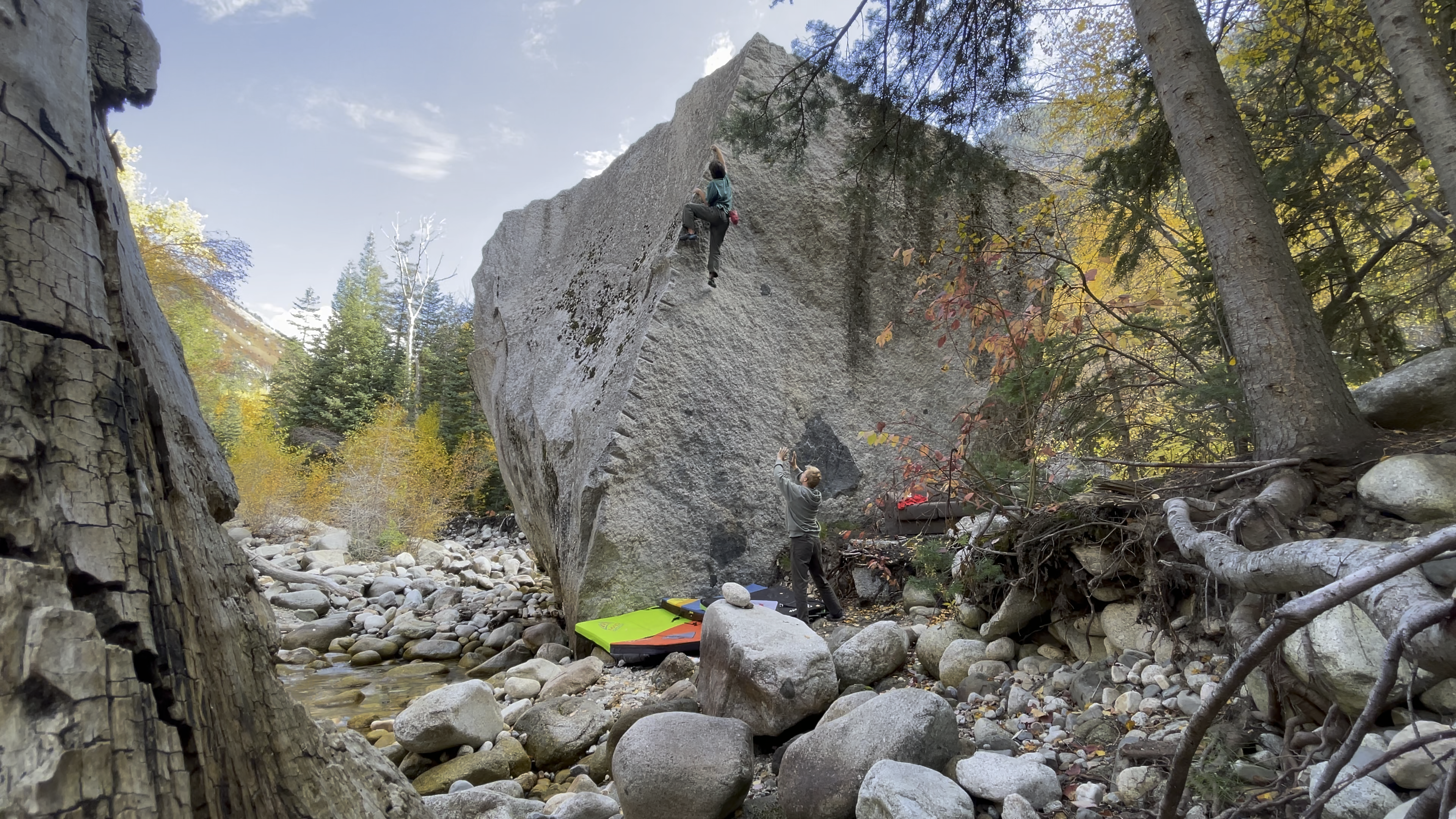 Rock climbing photo